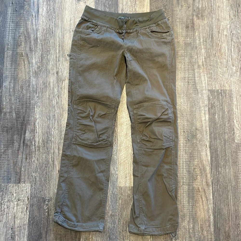 Prana casual climbing pants stretchy waist size small like new